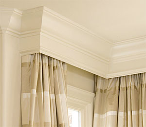 pelmet for the curtain